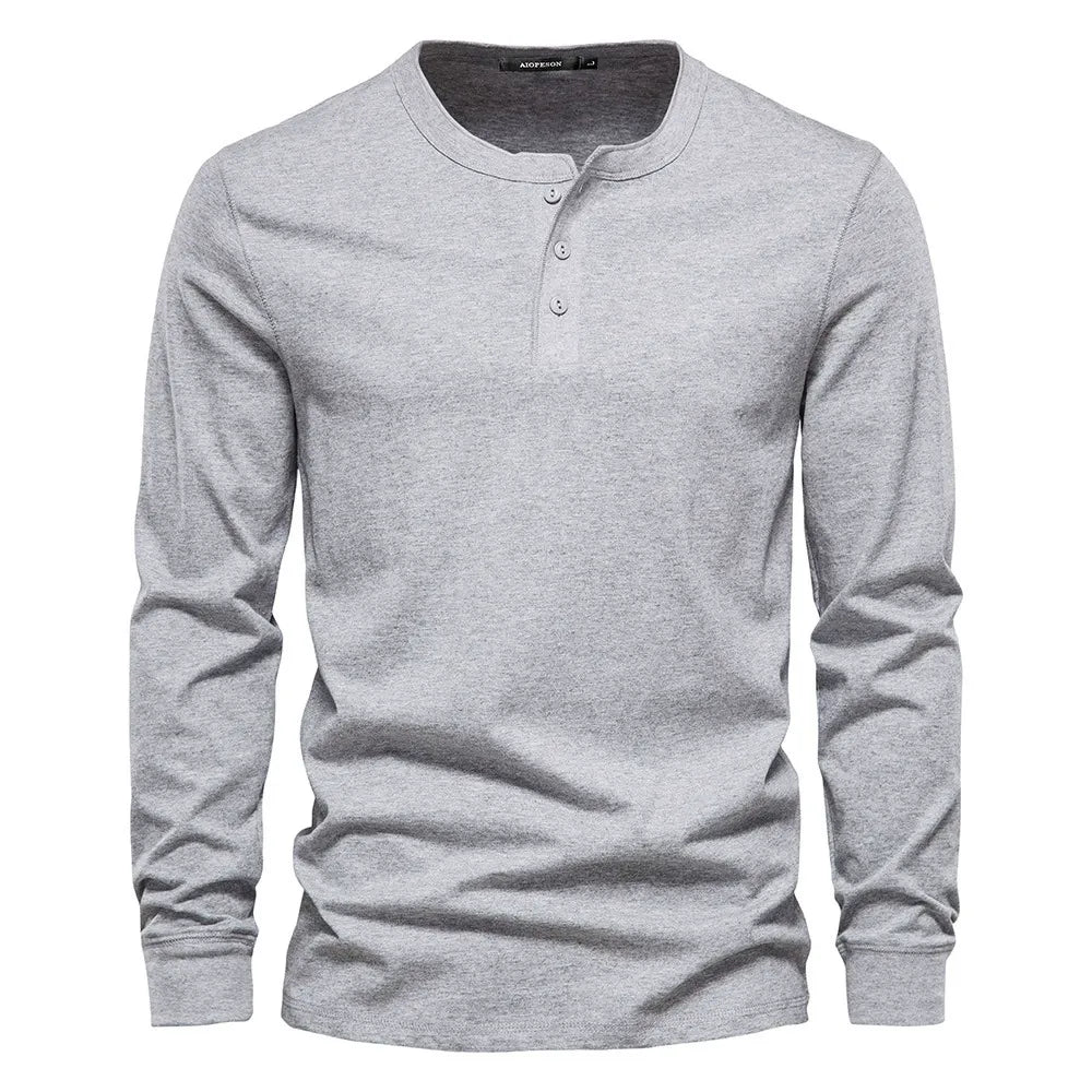 Slim-Fit Long Sleeve Crewneck T-Shirt