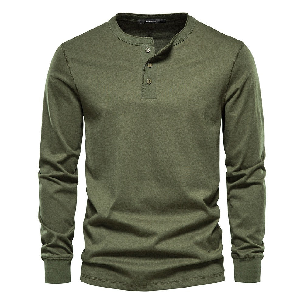 Slim-Fit Long Sleeve Crewneck T-Shirt