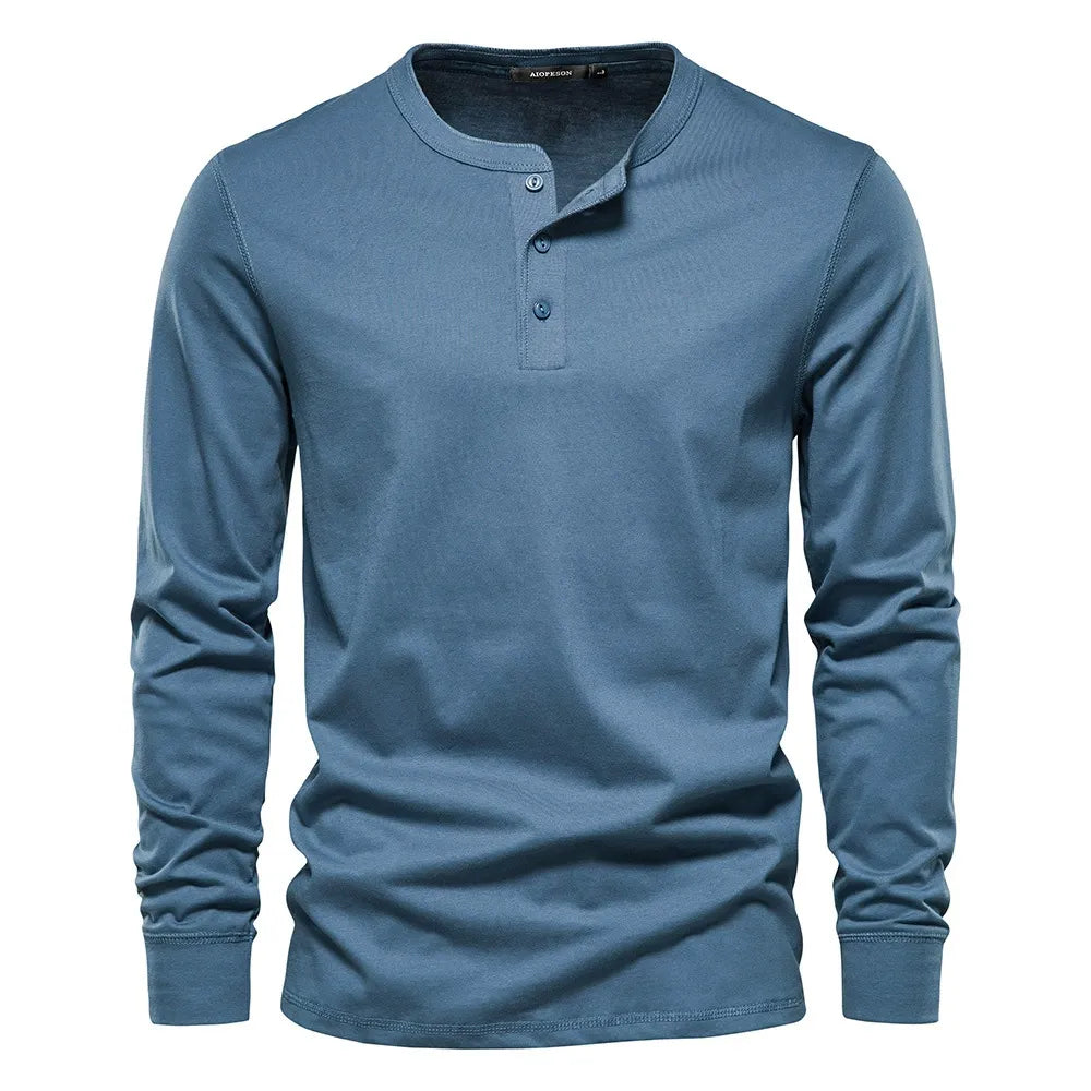 Slim-Fit Long Sleeve Crewneck T-Shirt