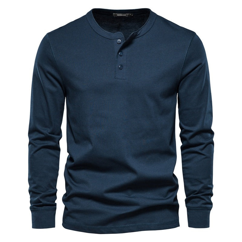 Slim-Fit Long Sleeve Crewneck T-Shirt
