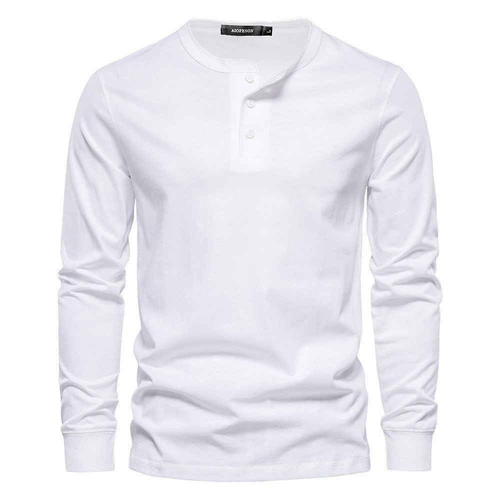 Slim-Fit Long Sleeve Crewneck T-Shirt