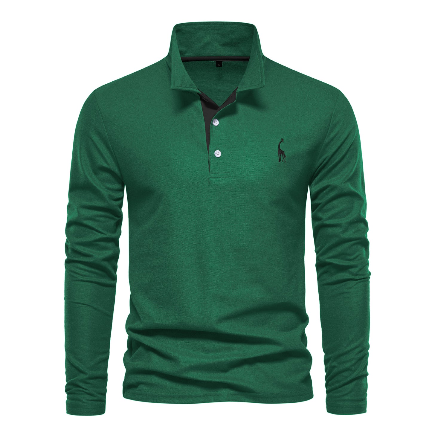 Men’s Mock Neck Long Sleeve T-Shirt