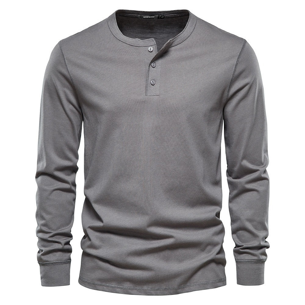 Slim-Fit Long Sleeve Crewneck T-Shirt