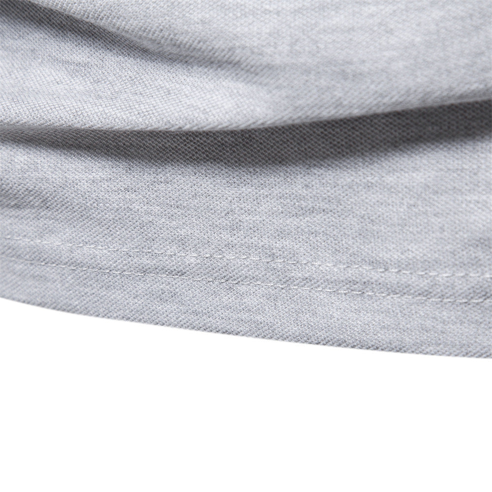Men’s Mock Neck Long Sleeve T-Shirt