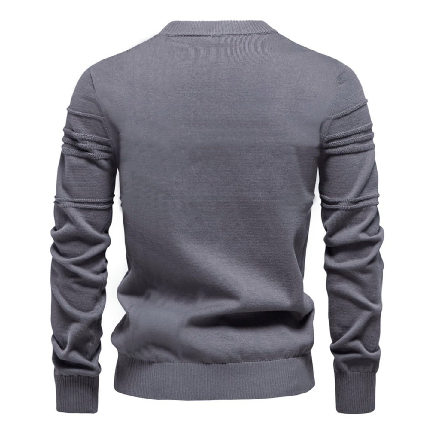 Men's Crosshatch Crew Neck Knit Sweater