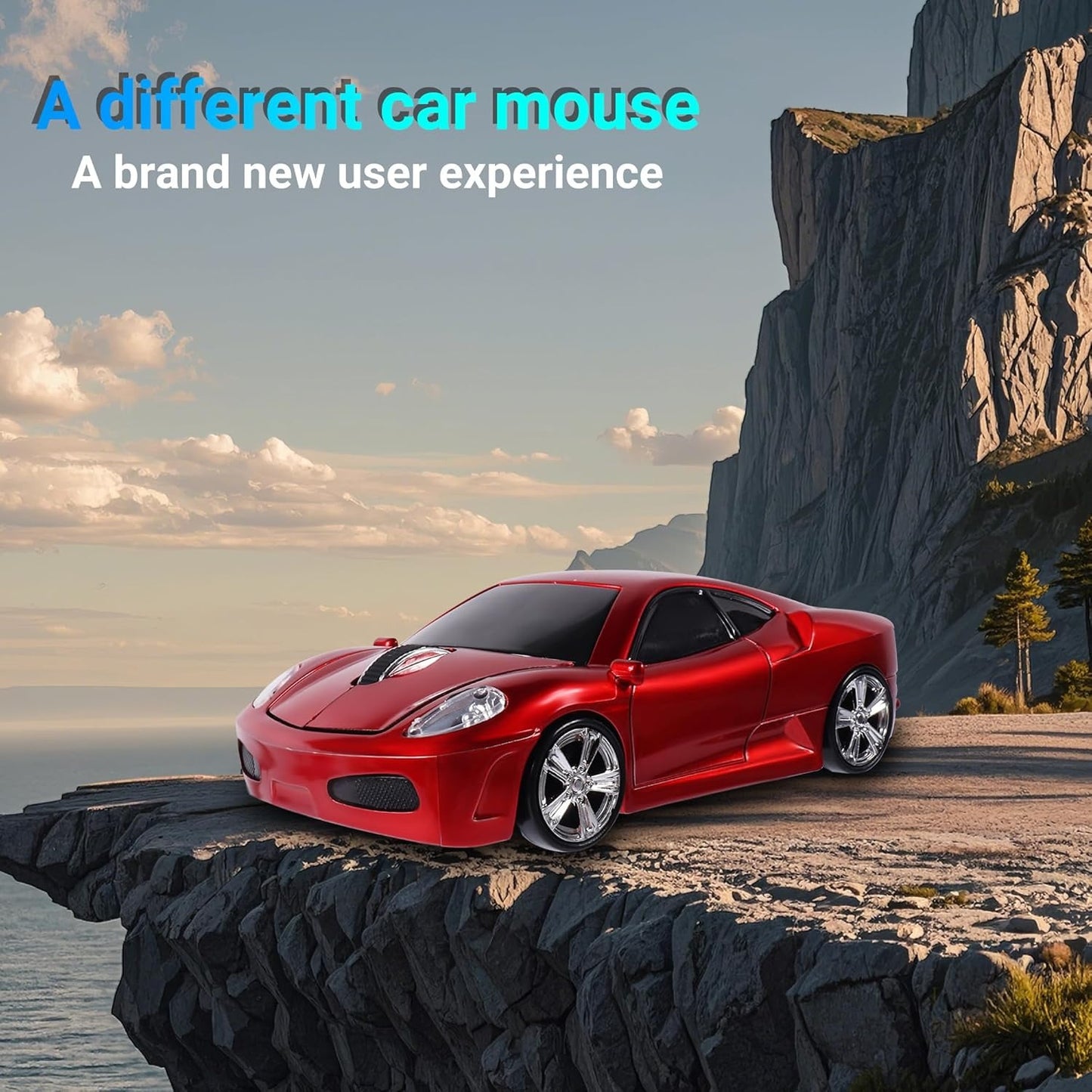 Sports Car Shaped Wireless Optical Mouse