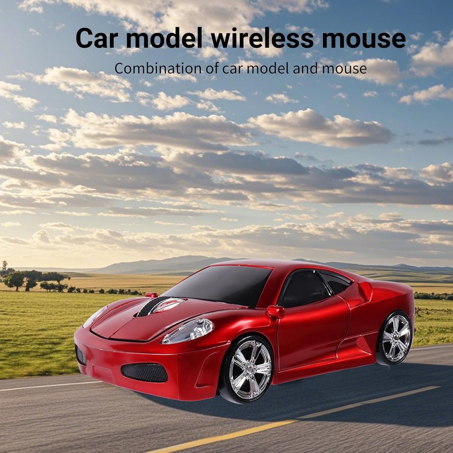 Sports Car Shaped Wireless Optical Mouse